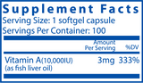 Vitamin A 3 mg 100 gels