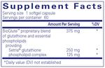 Liposomal Glutathione 60 Softgels